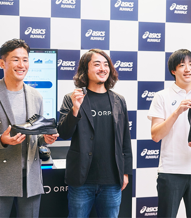 スマートシューズ「RUNWALK ORPHE」<br>ISETAN靴博2022でついにお披露目
