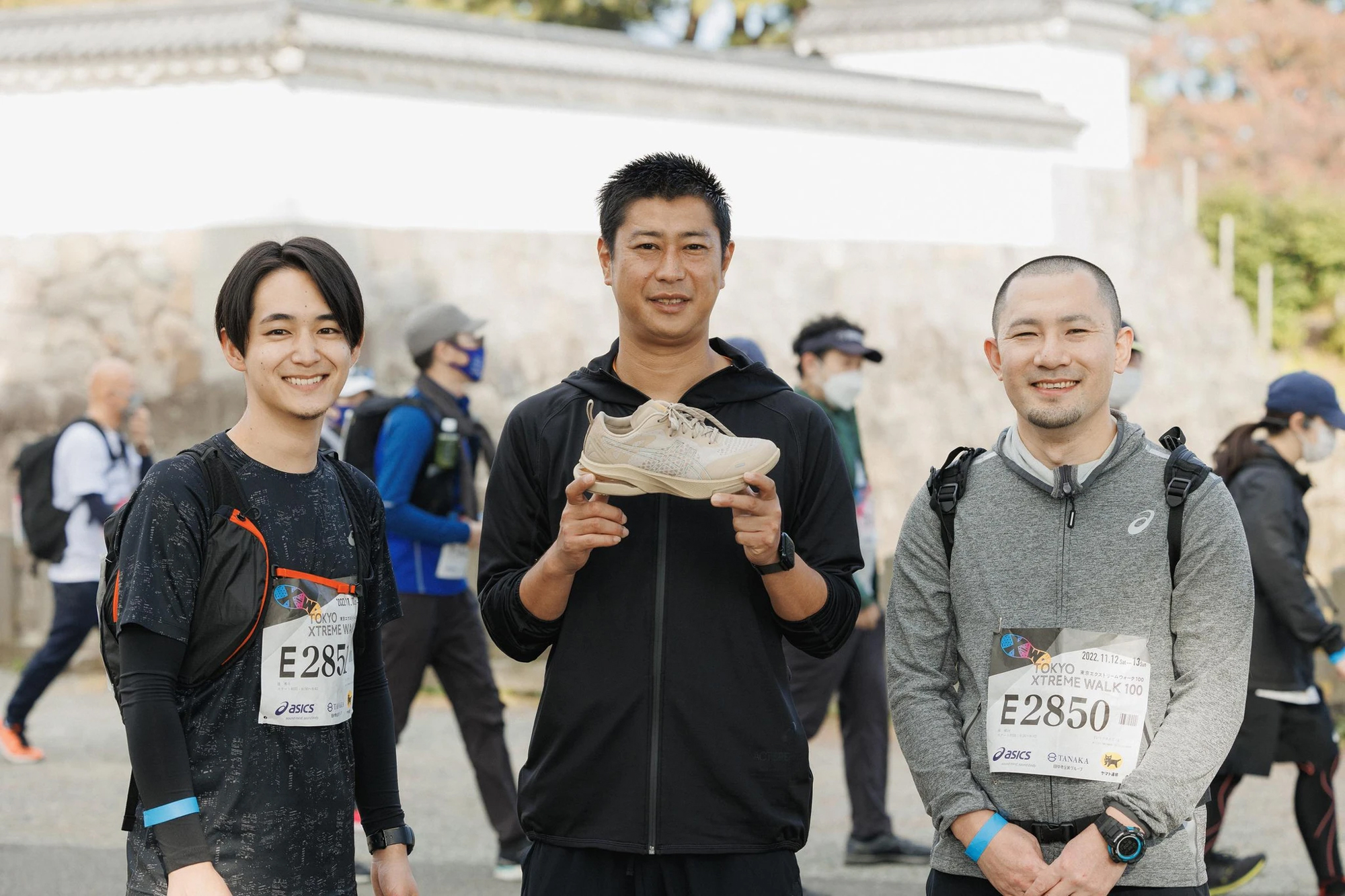 アシックス「GEL-RIDEWALK」にパンサー尾形もサンキュー！<br>～いつもより長く歩いて、新しい発見を～＠東京エクストリームウォーク